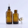30ml 60ml 120ml Transparent Blue Amber Hair Oil Glass Dropper Bottles 1oz 2oz 4oz Essential Oil Bottle