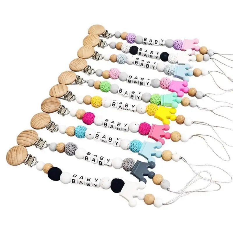Silicone Party Gift with Anti Fall Chain Baby Pull-out bar with Hanging Rope Lost Rope Clip