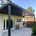 Rainproof Outdoor Pergola Patio Canopy Remote APP Control Motorized Aluminium Louver Gazebo