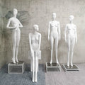 Fiberglass Female Full Body Sitting Standing Mannequin