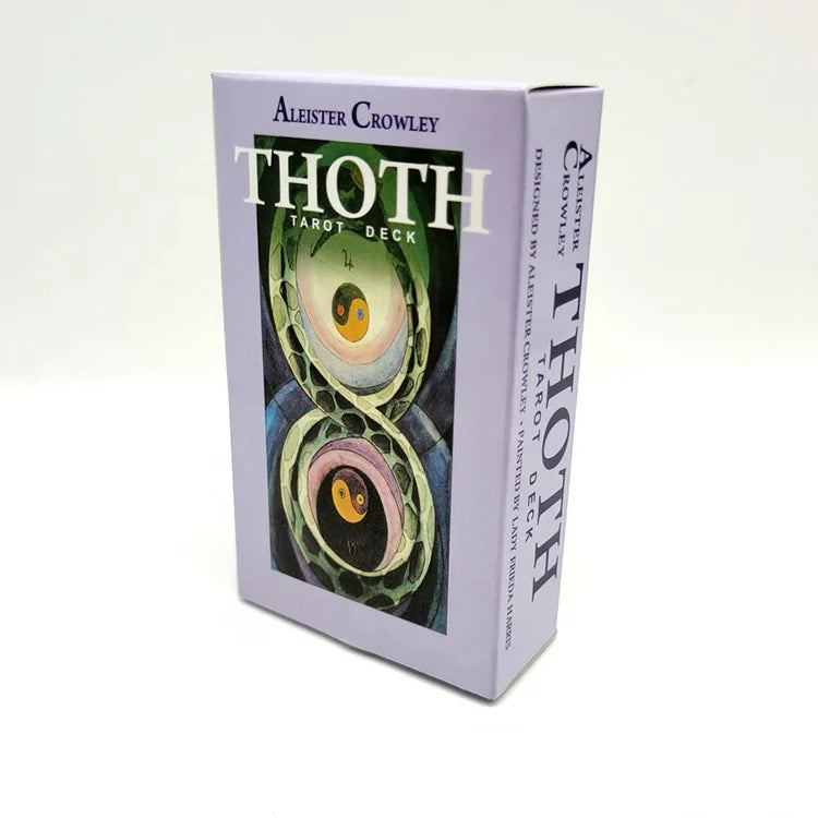 JP130 Factory Direct Supply Custom Printed Kabbalistic and Astrological 78 Card Tarot Deck the Book of Thoth