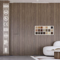 China top wood door factory custom wooden interior frameless door for villa hotel modern flushed invisible doors in wall