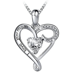 CAOSHI Simple Elegant Heart Hhape Pendant Necklace With Letter 