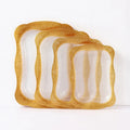 MIDAS Gold Rim Rectangular Plastic Tray-Durable Food Safe Customizable Design Easy Clean Wedding Party Decor