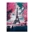 Full Square Round 5D DIY Diamond Painting Classic Printed Cross Stitch Eiffel Tower Scenery Paris Rhinestone Art