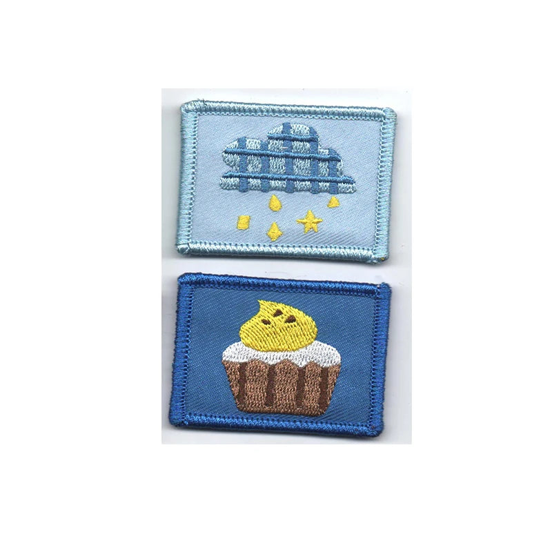 Custom Small Embroidery Garment Patches for Clothing Applique