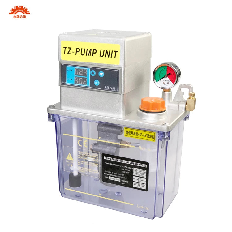 Digit Controller Electric Oil Lubrication Pump Automatic Lubricator With Pressure Relief Tz2262 for Cnc Centralized Lubrication