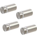 Professional Metal Parts Aluminum Glass Holder Advertising Nail Standoff Bolts Sign Standoff