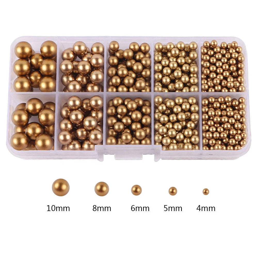 Wholesale Factory a Set Box of Mix Size ABS Pearl Beads for Jewelry Making