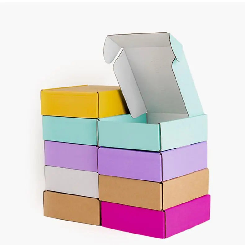 New Arrival Custom Small Shipping Boxes E Flute Corrugated Board Mailer Subscription Boxes 7x5x2 Shipping Box