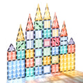 JOJTOP HOT SALE 100PCS Custom ODM OEM  2024 NEW  Plastic Building Blocks Magnetic Tiles  Toy for Kids