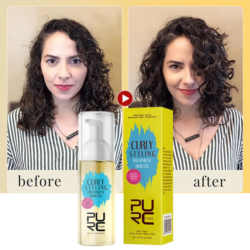 Wholesale Curly Hair Mousse Wrap Foam for 4C Curly Wave Coily Hair Defining Waves Hair Mousse