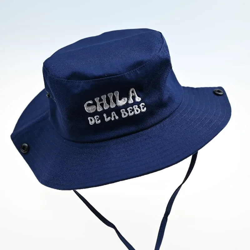 Custom Logo Wide Brim Bucket Boonie Hat for Summer Outdoor for Hiking Fishing Sun Protection-Fisherman Hat with Cartoon Pattern