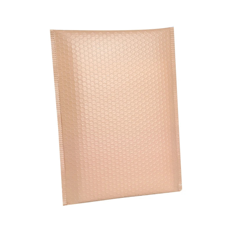 Light Brown Custom Poly Bubble Mailer Padded Express Shipping Bag Waterproof Mailing Bag for Express Packaging