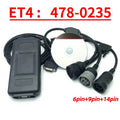 Electric System Diagnostic Tool Kit for Excavator 4780235 478-0235 ET4 Communication Adapter Group ET IV Diagnostic Tools