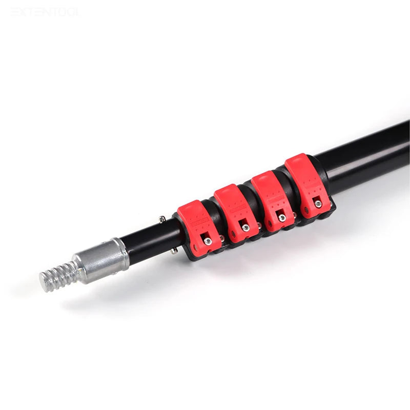 For Extentool 5.4m Telescopic Pole Aluminum Metal Matched with Various Cleaning and Tool Heads & Components