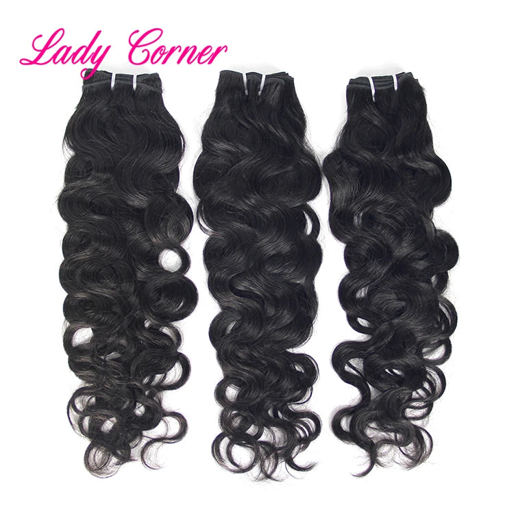 Hot Selling 100% Virgin Vietnamese Hair Extensions Cuticle Aligned Remy Machine Double Weft Natural Wave 1B All Vietnam Stock