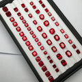 Lab Made Pigeon Blood Red Ruby Round Pear Oval 8 Shapes Corundum Gemstone Lab Grown Ruby Stone for Jewelry Making