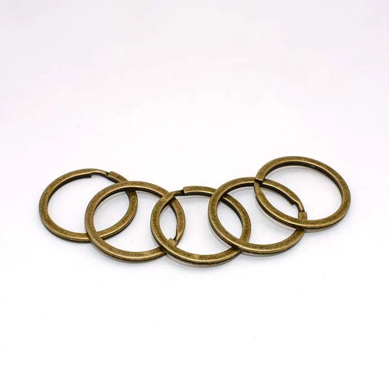 Diy Jewelry Making Key Chains Accessories 3cm Split Rings for Jewelry Making and Diy Crafts Silver Gold and Bronze