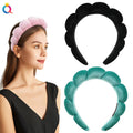 QIYUE Korean Velvet Bandana High Skull Top Spa Hair Accessories Headdress Headband