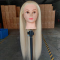 Synthetic Barber Practice Cutting Mannequin Head Mannequins for Hairstyles Mannequin Heads with Hair for Braiding