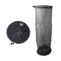 Round Shape Aluminium Frame Polypropylene Mesh Feeder Carp Fishing Tackle Accessories Landing Net Keeping Net