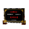 Promotional Gifts Excellence Gift Customs Glass Crystal Plate