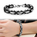 Popular Mens Hiphop Fashion Cuban Gold Plated Jewelry Charm Stainless Steel Bracelet