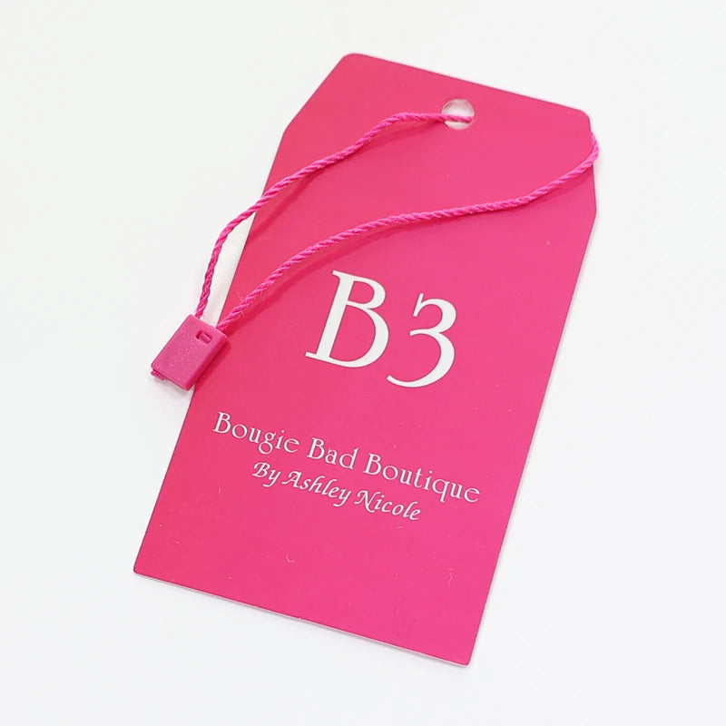 Luxury Fashional Paper Hang Tag Garment Accessories Apparel Label Hair Hang Tag With Printing Logo