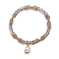 Women's Fashion Charm Bracelets Wholesale Elastic Stretch Crystal Beads for Friendship Gift Girl Jewelry