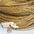 New Rattan Tensile Eco-friendly Outdoor Furniture Material Woven Plastic Poly Rattan Decor
