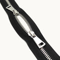 Hengda Zipper Factory High Quality No.5 Two Way Closed-end Zipper Corn Teeth Metal Zipper