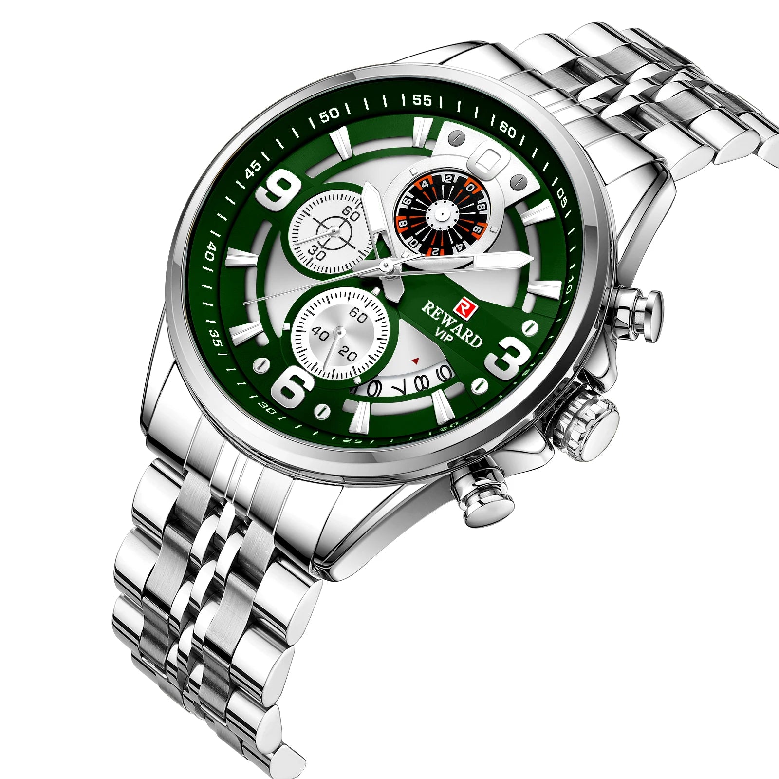 Reward 3ATM Business Men Stainless Steel Quartz Watch Custom Wholesale Logo Luxury Male Wristwatches Montre Homme