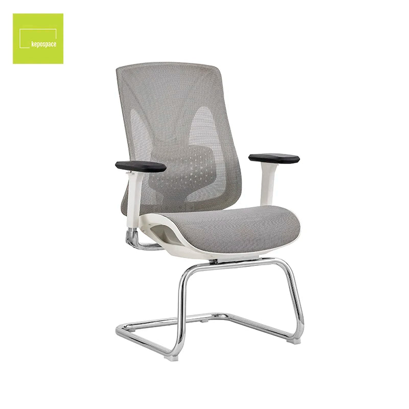 Middle Back Lumbar Support Office Meeting Chair Meeting Room Mesh Back Visitor Office Chair Training Visitor Mesh Chair