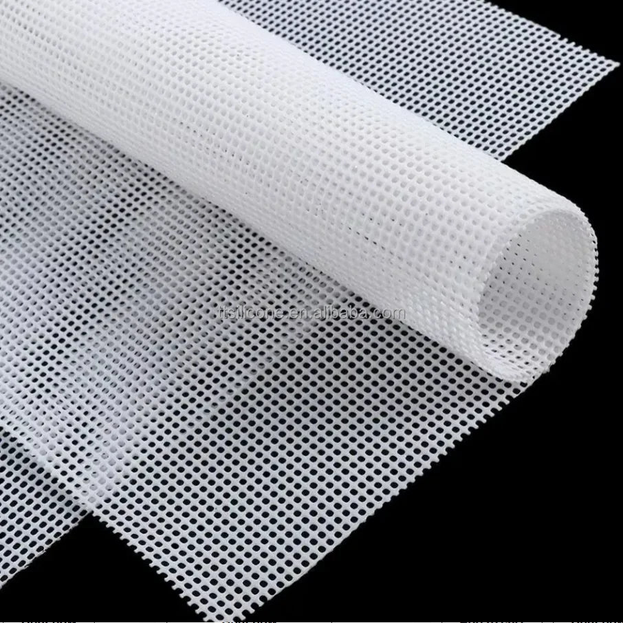 Hot Sale 40*60cm Premium Non Stick Silicone Dehydrator Sheets for Fruit Dryer Silicone Mesh Mat