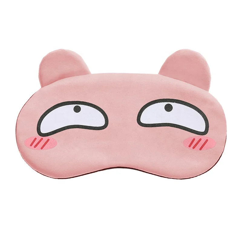 Wholesale Pink Cartoon Ice Mask Mask Light Sleep Special Eye Mask