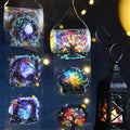 1Roll Hot Stamping PET Tape Firefly Night Series Nightscape Theme Landscaping Collage Backing