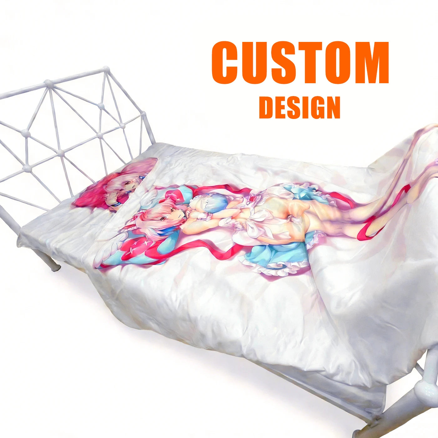 Custom Anime Duvet Cover 150x200cm Polyester Bedding Set Printed OEM Manufacturer Supplier
