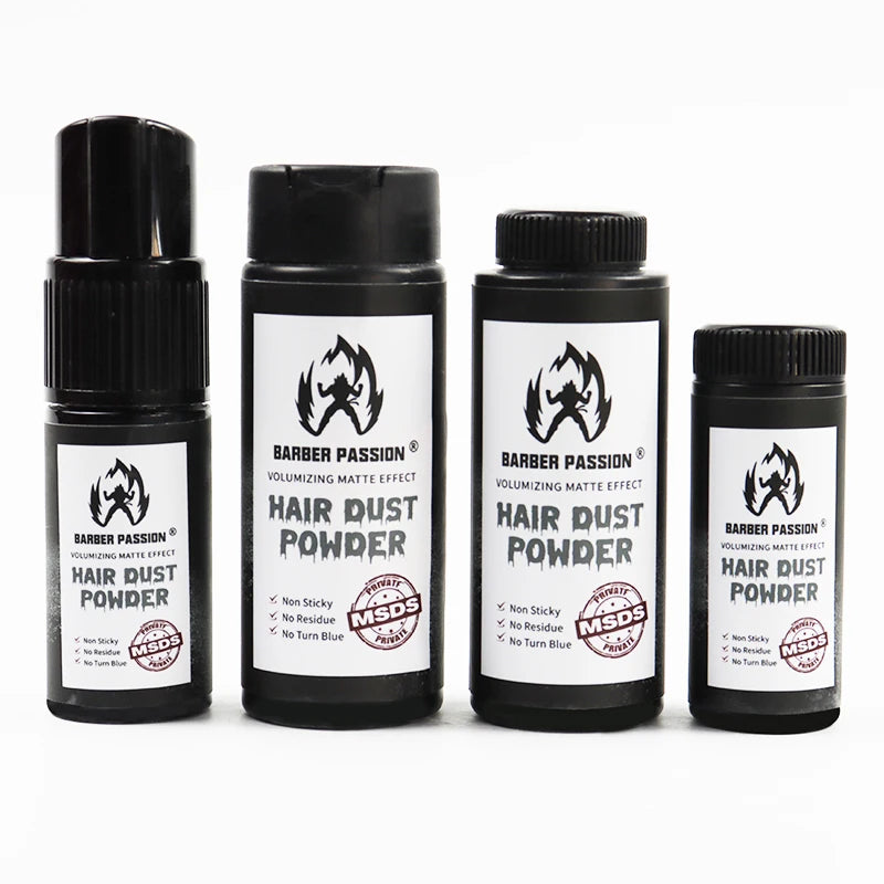 Barber Men's Hair Texture Volume Styling Powder Long-lasting Hold Matte Finish Natural Hairstyle for Mens Easy to Apply