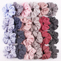 B.PHNE Custom Scrunchie Hair Ties Elastic Hair Scrunchies Ribbon Good Quality Female Satin Scrunchies Girl Hair Decoration Bulk