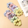 Women Polyester Fabric Elastic Band Scrunchies Accessories Good Quality Custom Print Fruit Fashion Hair Scrunchies
