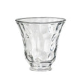 Bell Shape Clear Water Ripple Pattern Glass Ceiling Fan Lighting Shade Glass Lamp Cover for Chandelier