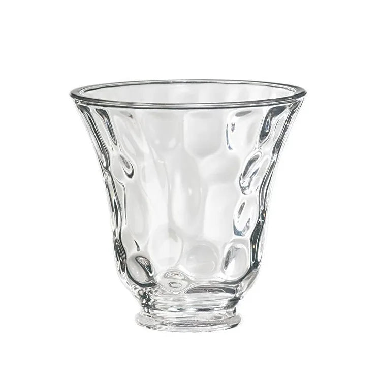 Bell Shape Clear Water Ripple Pattern Glass Ceiling Fan Lighting Shade Glass Lamp Cover for Chandelier