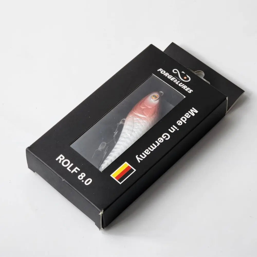 Custom Logo Printing Black Paper Fish Bait Packaging Box with Pvc Window Fishing Hook Packaging Box for Small Toy