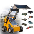 EPA CE Diesel Skid Steer Loader Mini Track Skid Steer Loader Skid Steer Hydraulic Drive With Rubber Track