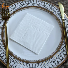 Factory Direct Sale Dinner Napkins 2 Ply Personalized Stone Washed Ultra Soft 100% Virgin Pulp Custom Logo Serviettes
