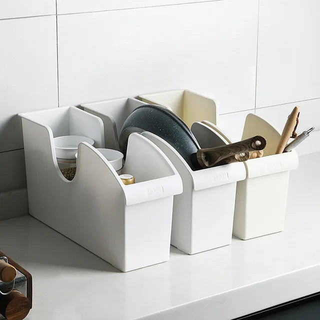 Daquan Kitchen Pot Lid Storage Rack with Detachable Design Eco-Friendly PP Material Spice & Sundries Organizer