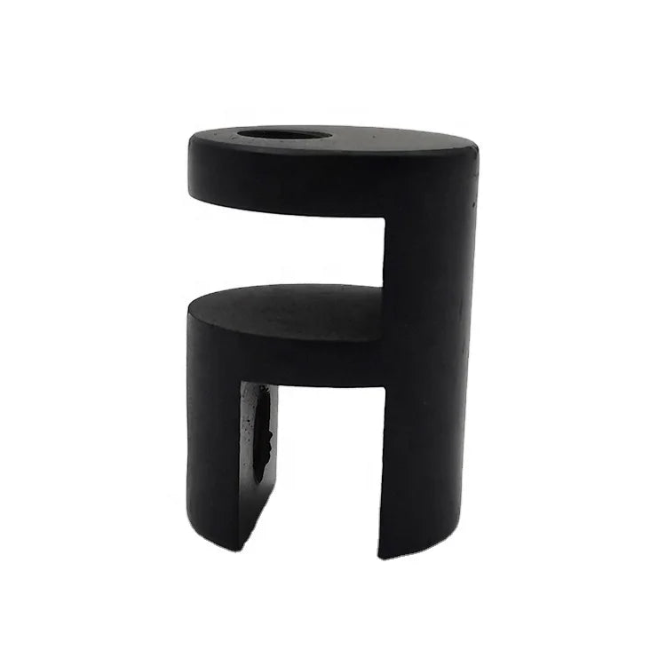 Hot Sale 23x33mm Brass Copper Shower Clamp Modern Black Glass Clamp for Bathroom Top Glass for Modern Bathrooms