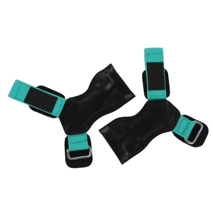 Weight Lifting Wrist Hooks Straps for Maximum Grip Support - Deadlift Gloves and Grip Pads