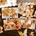 15pcs/pack Sticker Pack Dead Stain Series Leaf Theme Handbook DIY Material Decoration Stickers